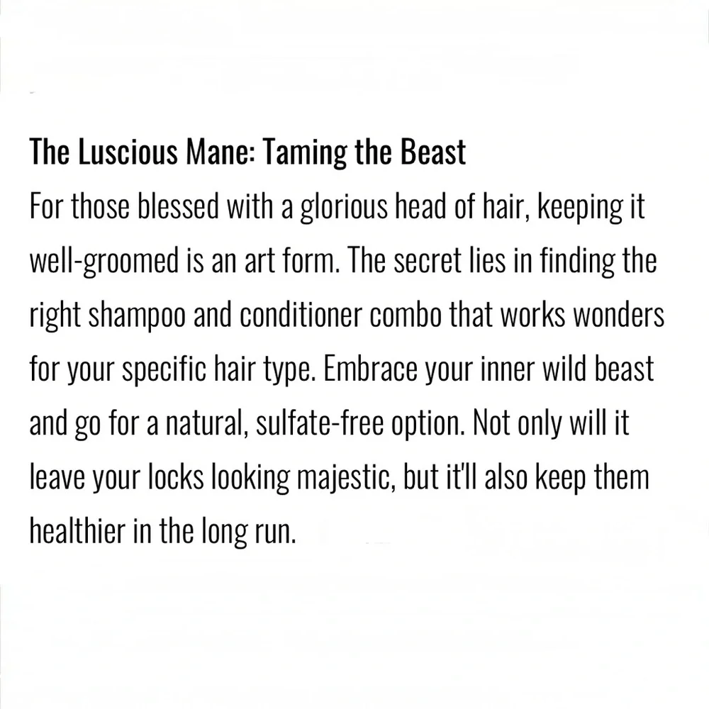 MAN BAR 2 in 1 HAIR WASH Shampoo + Conditioner in Exotic Musk & Sandalwood Scent